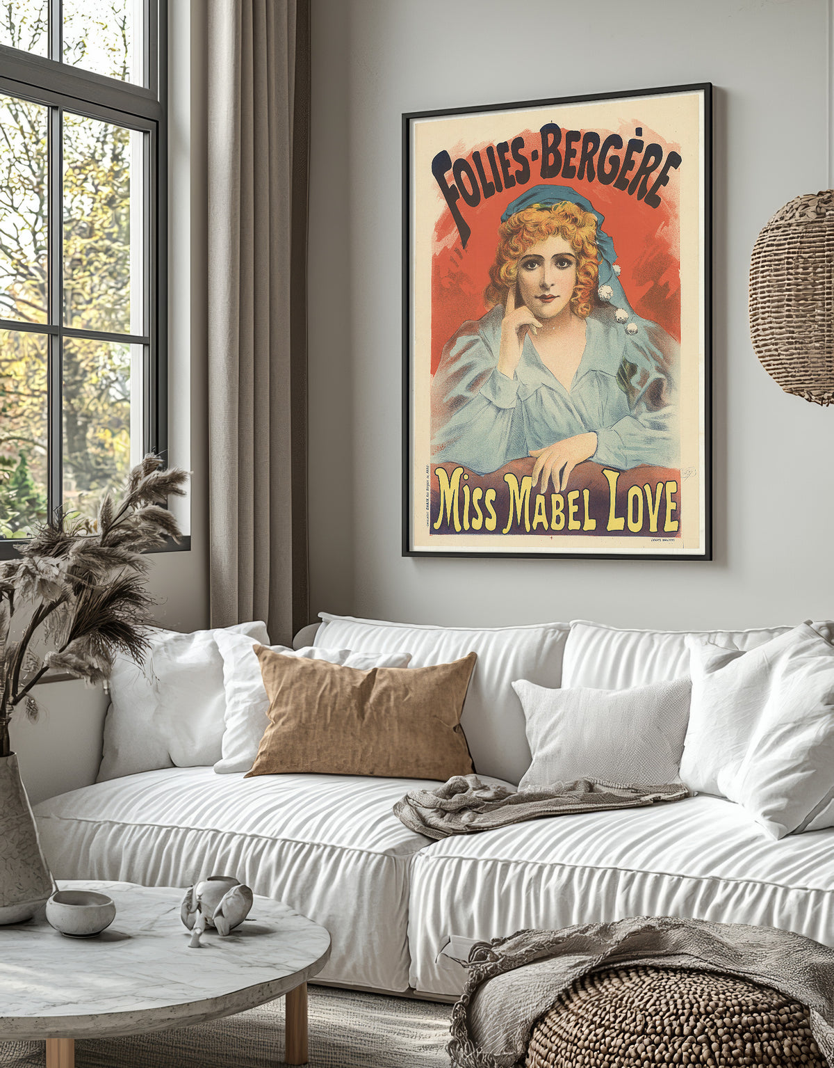 Folies Bergère · Miss Mabel · Love · 1895 by Lucien Baylac