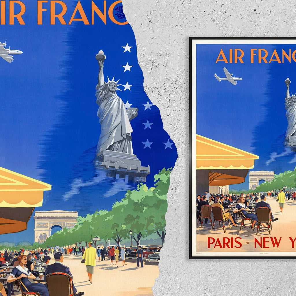 Air France · Paris · New York