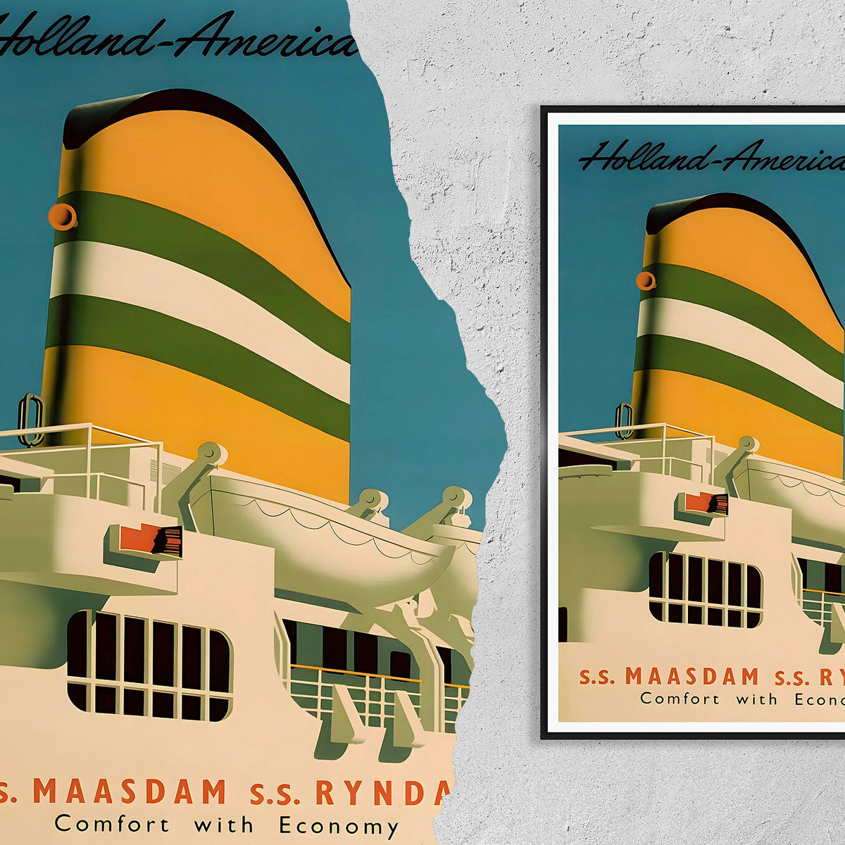 Holland-America Line · S.S. Maasdam · S.S. Ryndam
