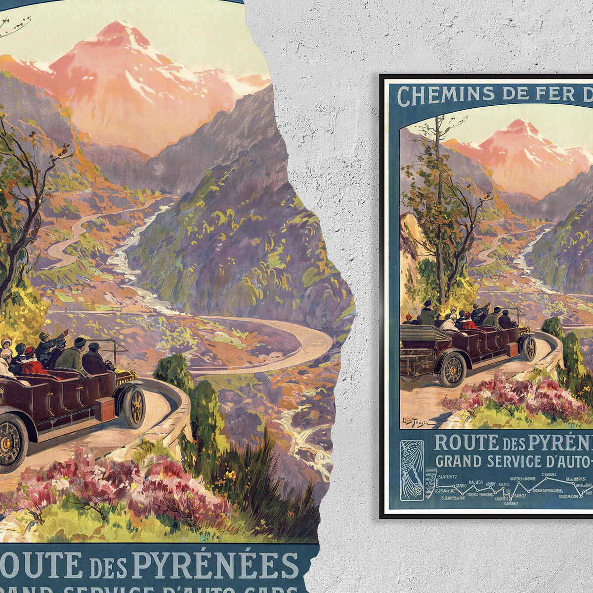 Chemins De Fer Du Midi · Route Des Pyrenees