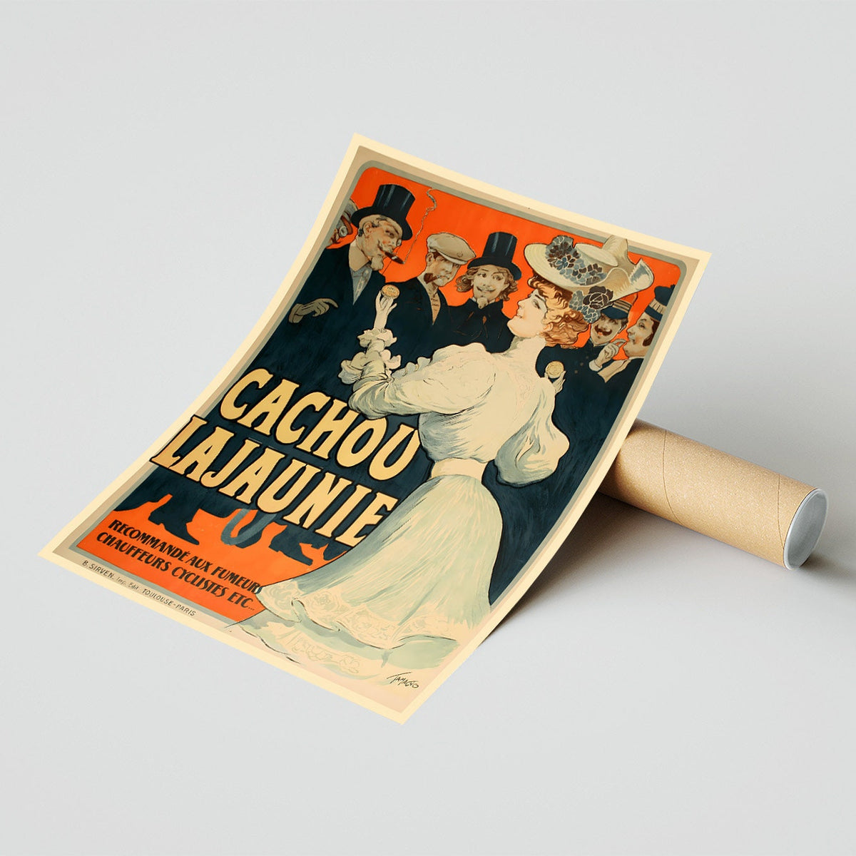 Hi-Res Print - DIN A4, DIN A3...50x75 cm... "Cachou Lajaunie" Francisco Tamagno - Frankreich Küchenposter