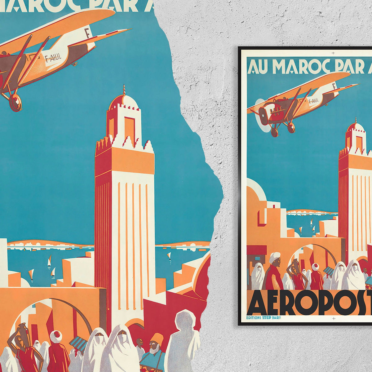 Aéropostale · Au Maroc Par Avion