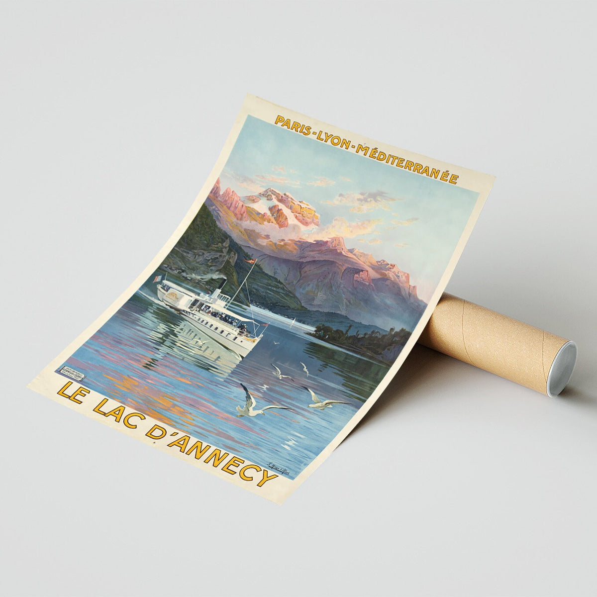 Le Lac d'Annecy · Fly PLM · Frédéric Hugo D'Alesi · 1905