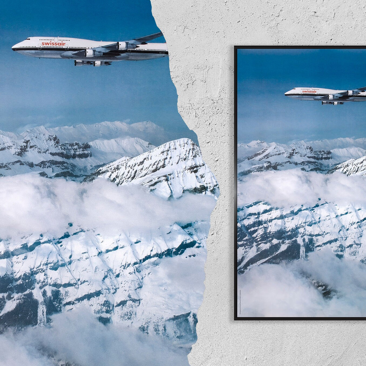 Swissair · Boeing 747-357 · Fernand Rausser · 1983