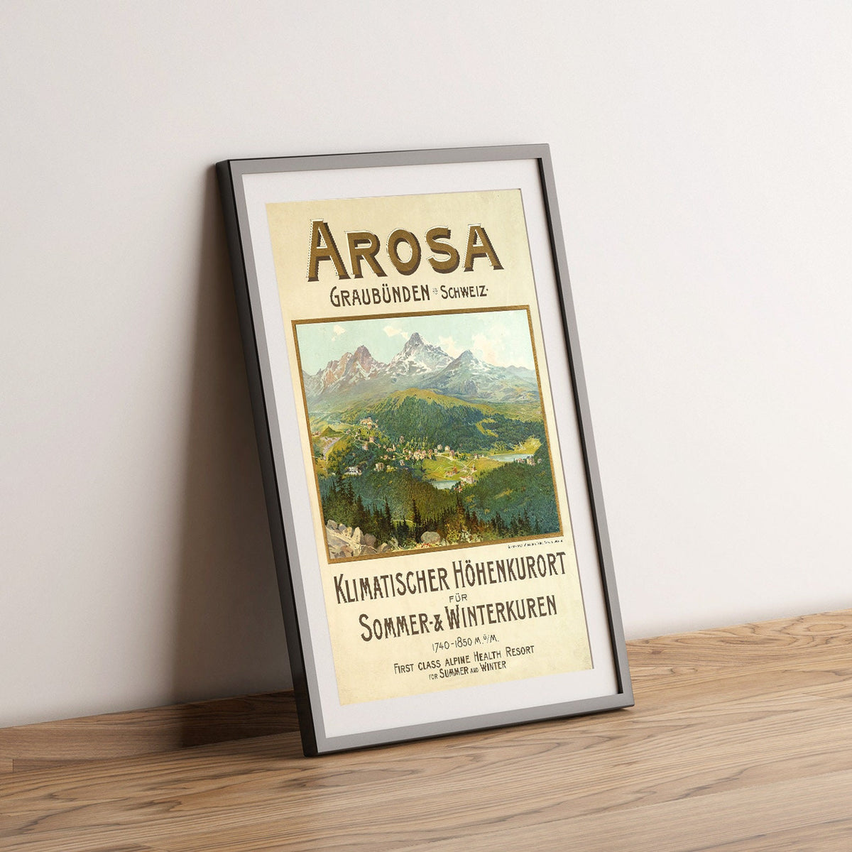 Arosa · Graubünden Schweiz · Klimatischer Höhenkurort · 1895