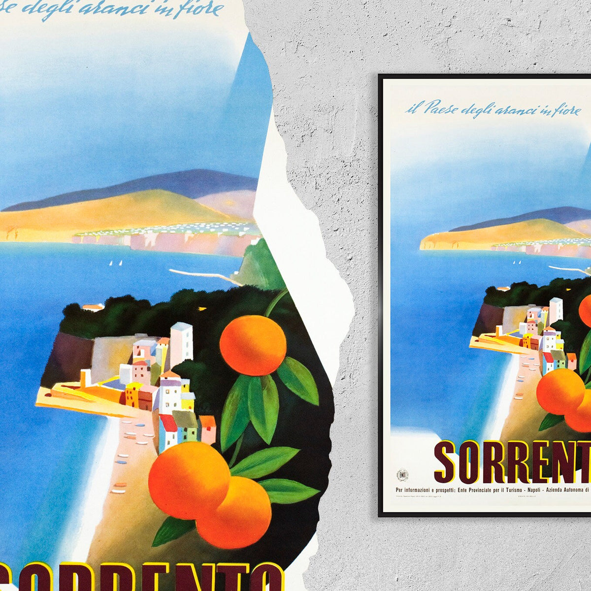 Travel in Italy · Sorrento · Il Paese Degli Aranci in Fiore · 1952