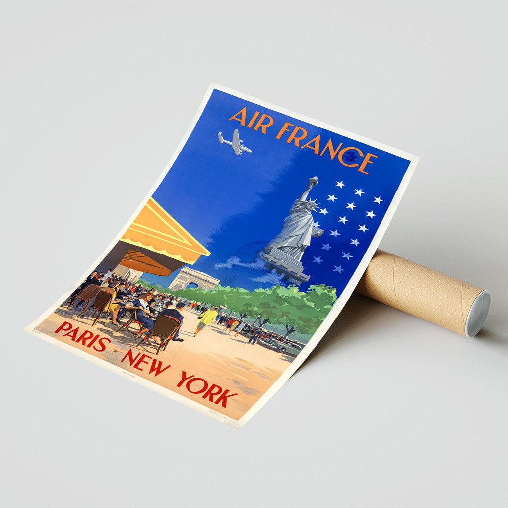 Air France · Paris · New York