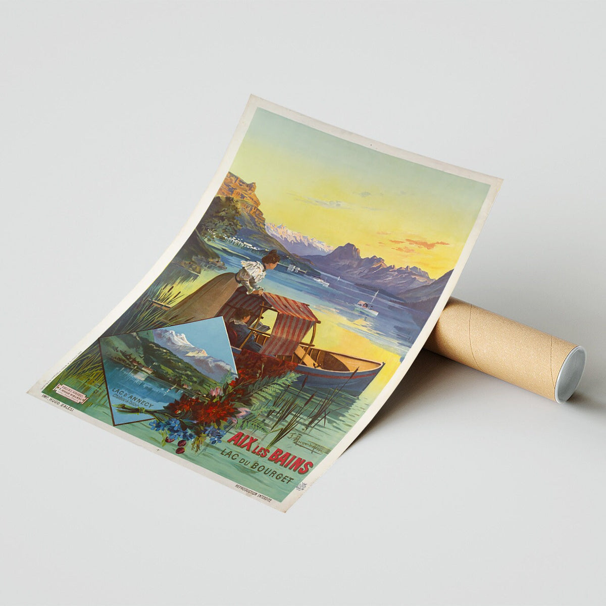 Aix les Bains · Lac du Bourget · Lac d'Annecy · Frédéric Hugo D'Alési · Alesi · 1898