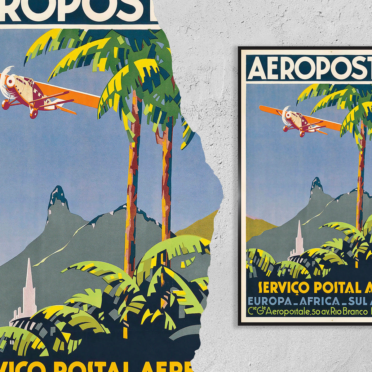 Aeropostale · Servico Postal Aereo · Europa Africa Sul America