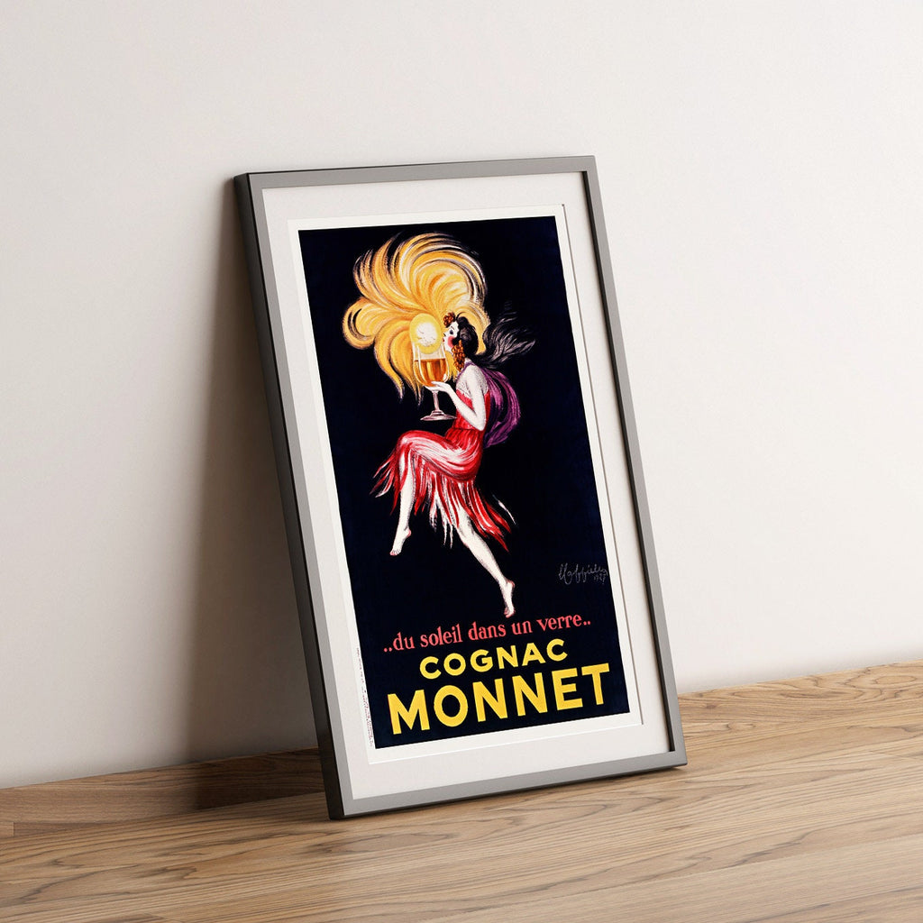 Hi-Res Print - A4, A3...20x30 Zoll... "Cognac Monnet" Leonetto Cappiello - Frankreich Vintage Getränke Poster