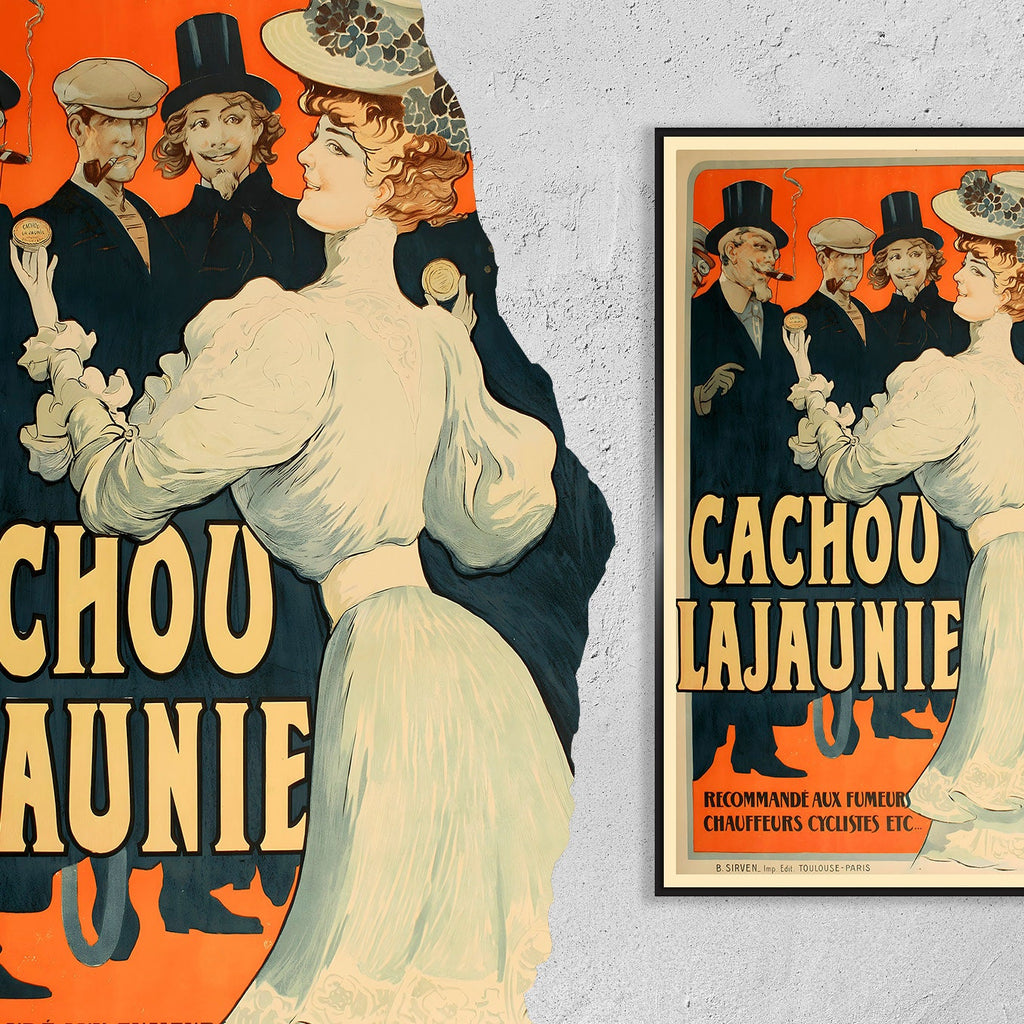 Hi-Res Print - DIN A4, DIN A3...50x75 cm... "Cachou Lajaunie" Francisco Tamagno - Frankreich Küchenposter