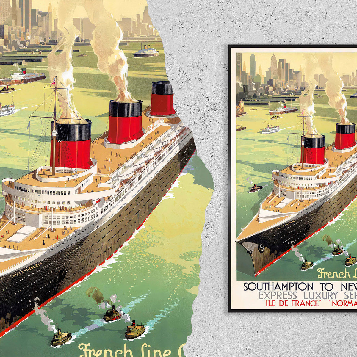 French Line · Southampton To New York