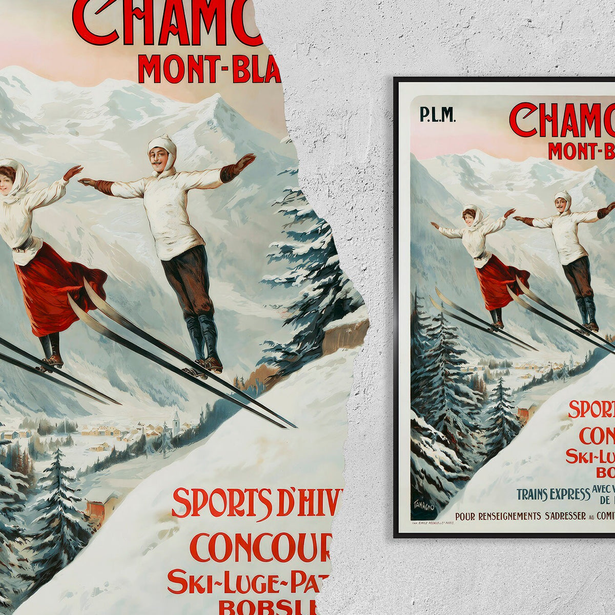 Chamonix · Mont-Blanc · Sports D'Hiver · PLM