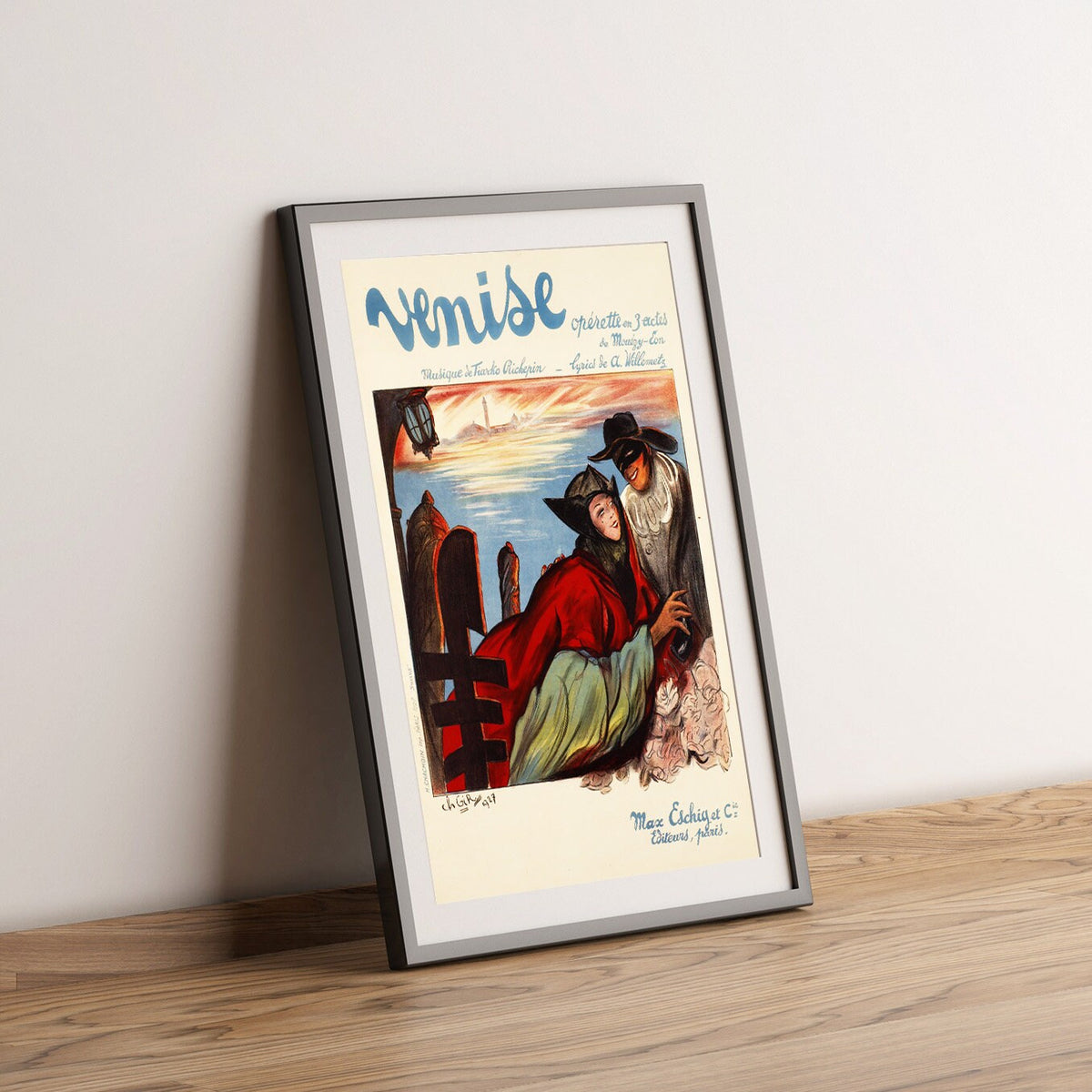 Hi-Res Print - A4, A3...20x30 inch... Venise, Opérette en 3 actes, 1927 - Vintage Travel poster