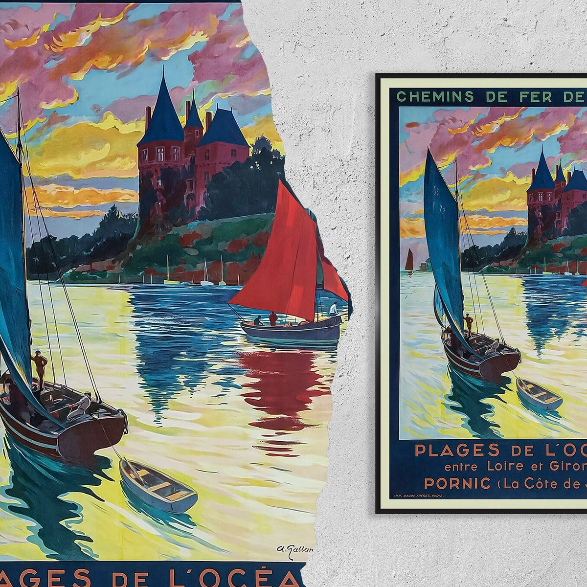 Chemins De Fer De L'État · La Côte D'Émeraude · Le Port De Saint-Malo