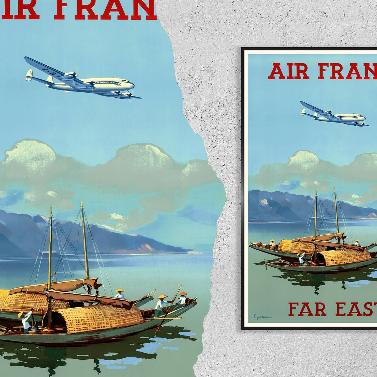Air France · Far East · France · Mediterranean