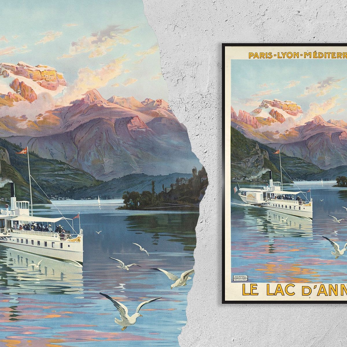 Le Lac d'Annecy · Fly PLM · Frédéric Hugo D'Alesi · 1905