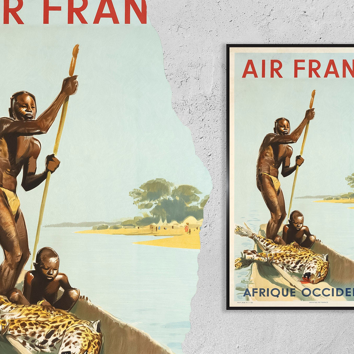 Air France · Afrique Occidentale · Albert Brenet · 1952