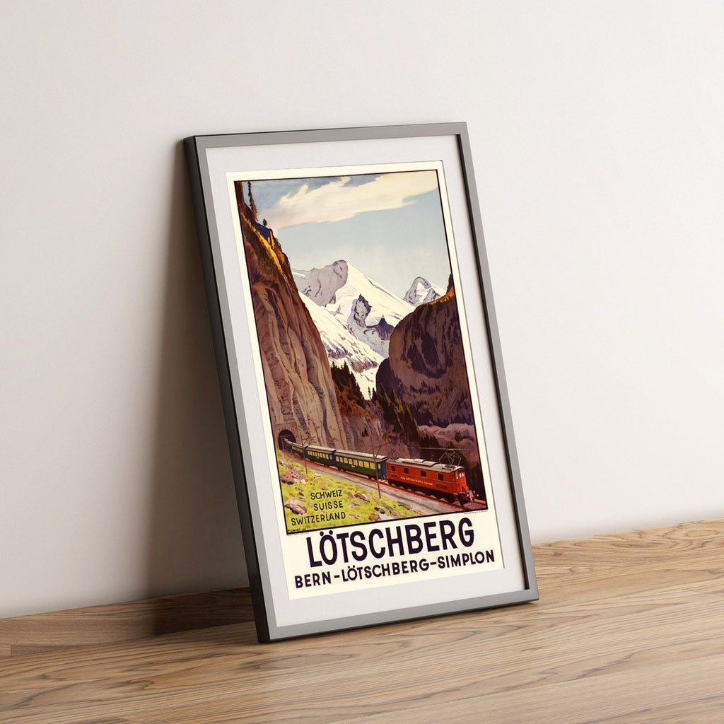 Lötschberg · Bern · Simplon · Schweiz Suisse · Switzerland Alps · 1937