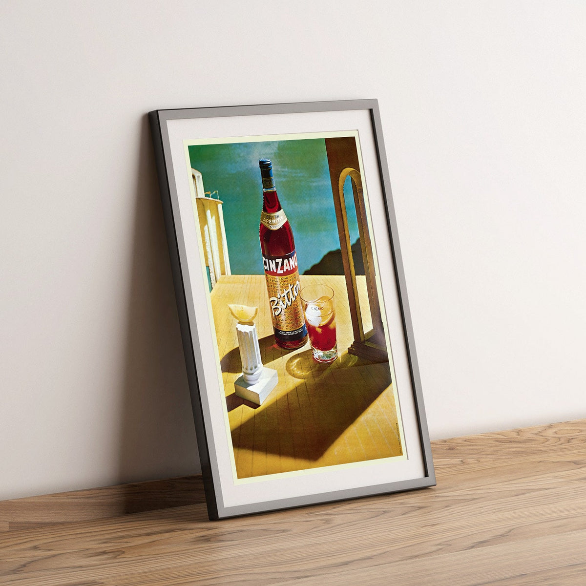 Hochauflösender Druck - A4, A3...20x30 Zoll... Italien Alkohol, Cinzano Bitter, 1975 - Vintage Getränkeposter