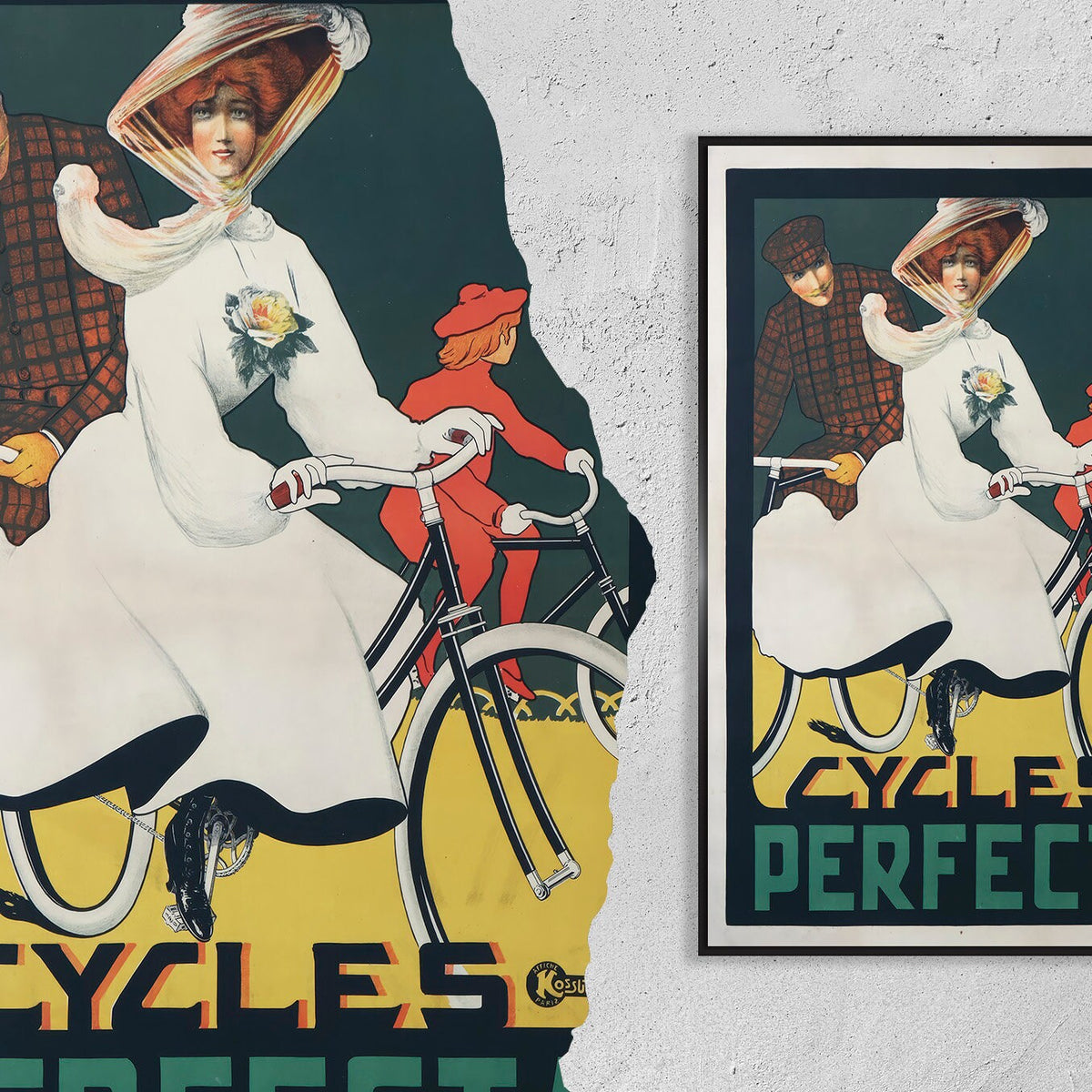 Cycles Perfecta · White Dress · 1898