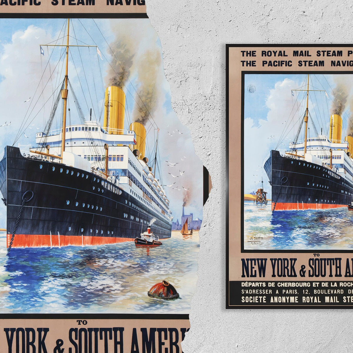 The Pacific · Royal Navigation · New-York and South America