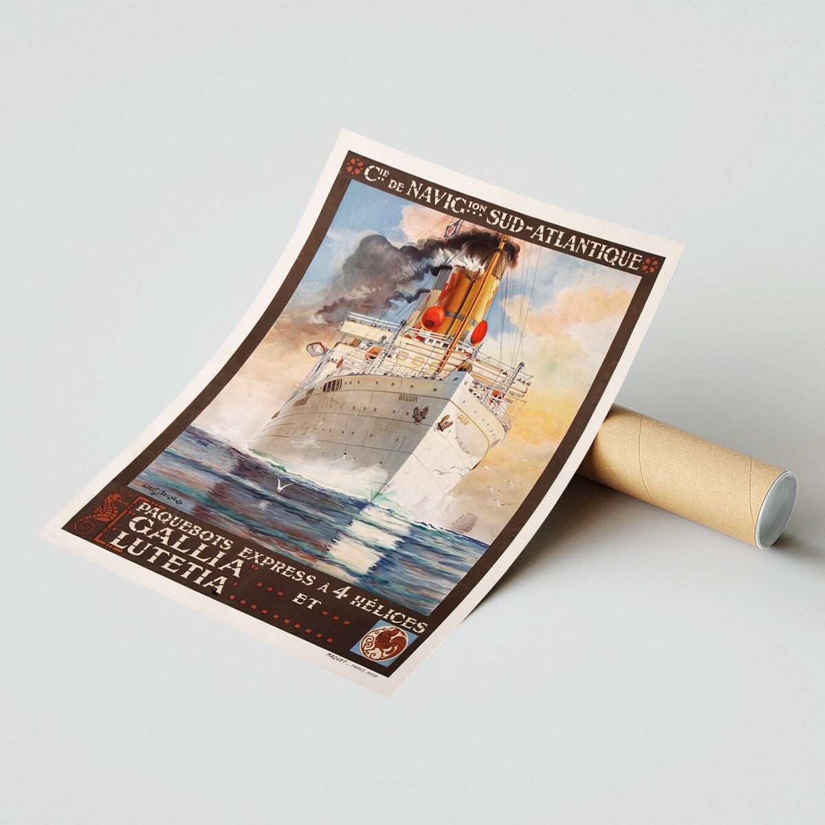 Cie De Navic Ion · Sud-Atlantique · Paquebots Express · Paris