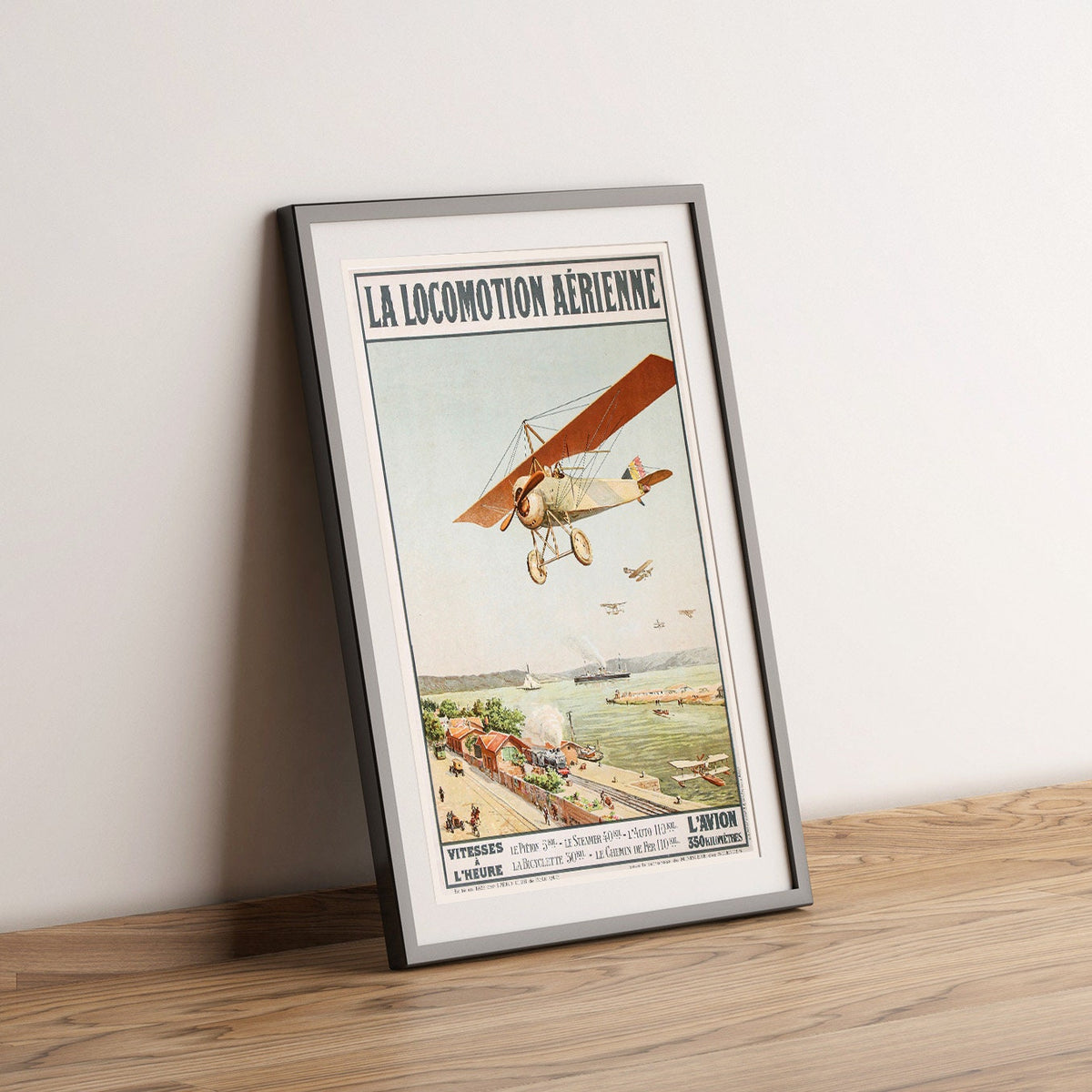 La Locomotive Aerienne · Vitesse A'heure · Avion · 1922
