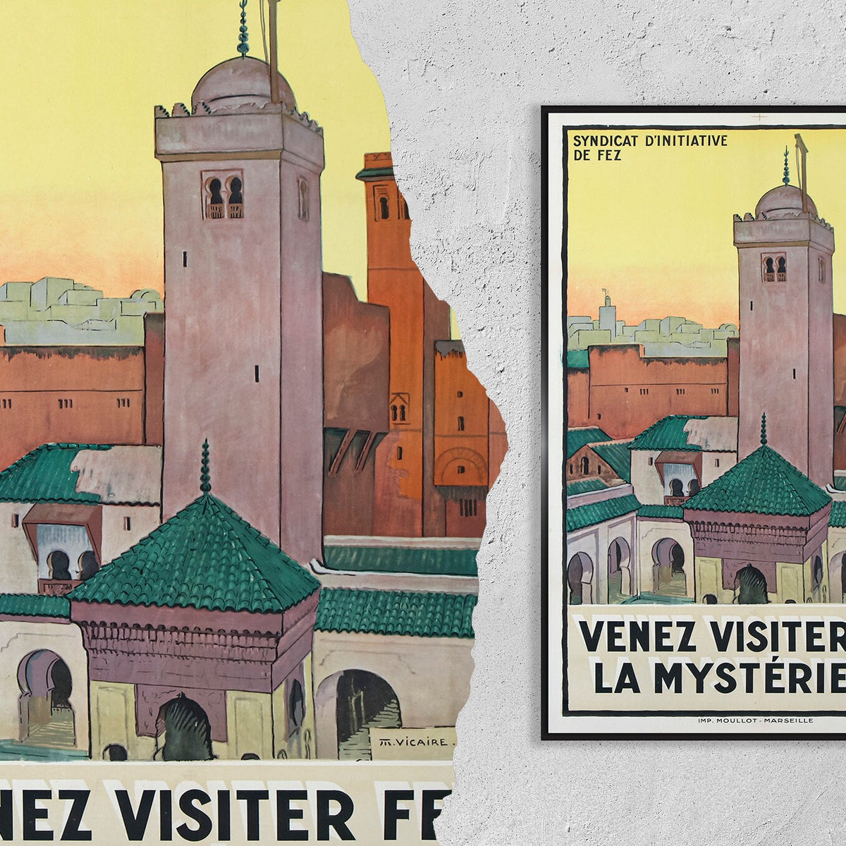 Kommt und besucht Fès, die geheimnisvolle Stadt, Vikar, 1930