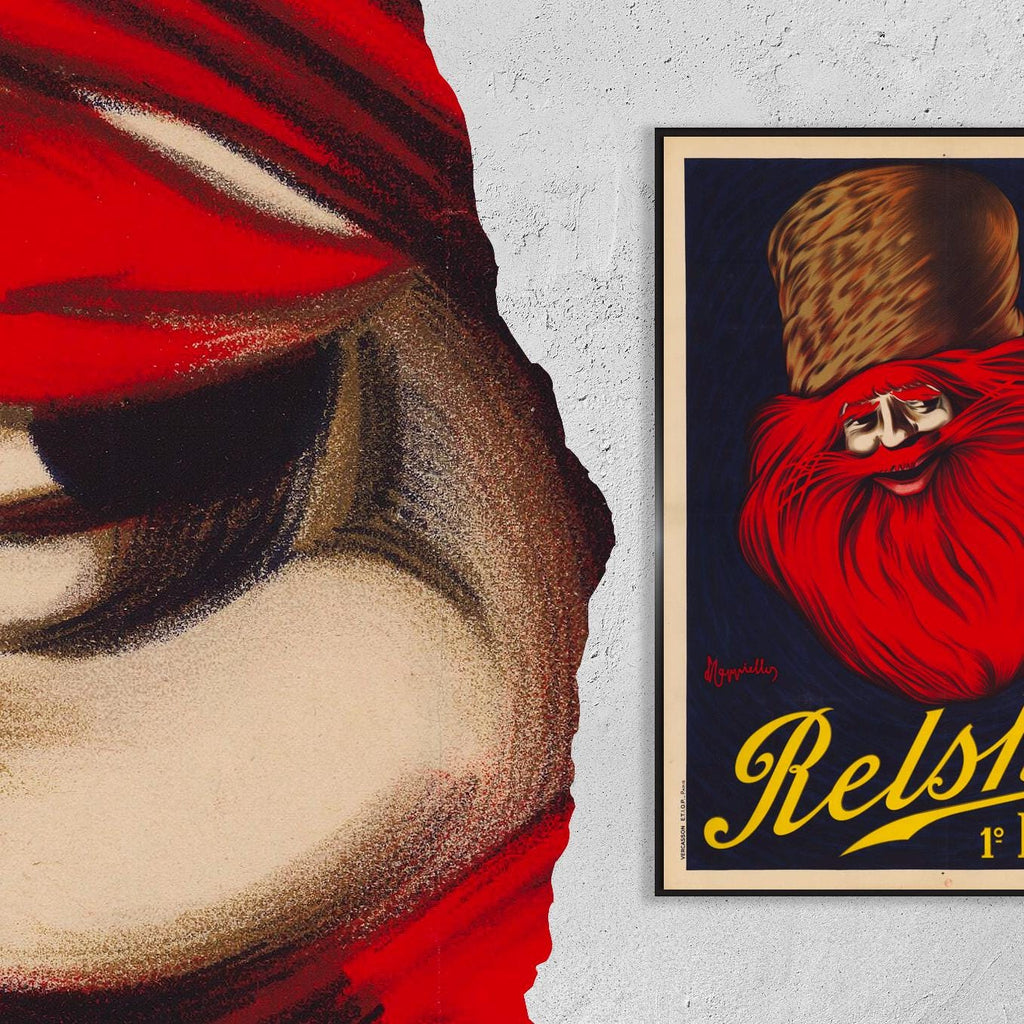 Vintage Fine Art Poster - A4, A1...20x30 inch... Vodka Relskys, 1 Kumel, affiche by Leonetto Cappiello, 1911 - Vintage A