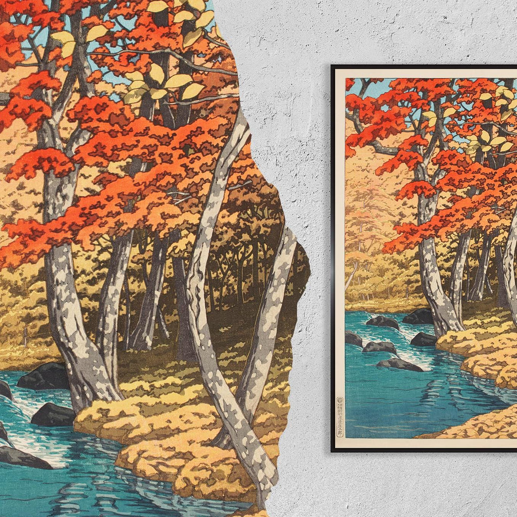 Autumn at Oirase · Views of Japan · Kawase Hasui · Ukiyo-e · 1933