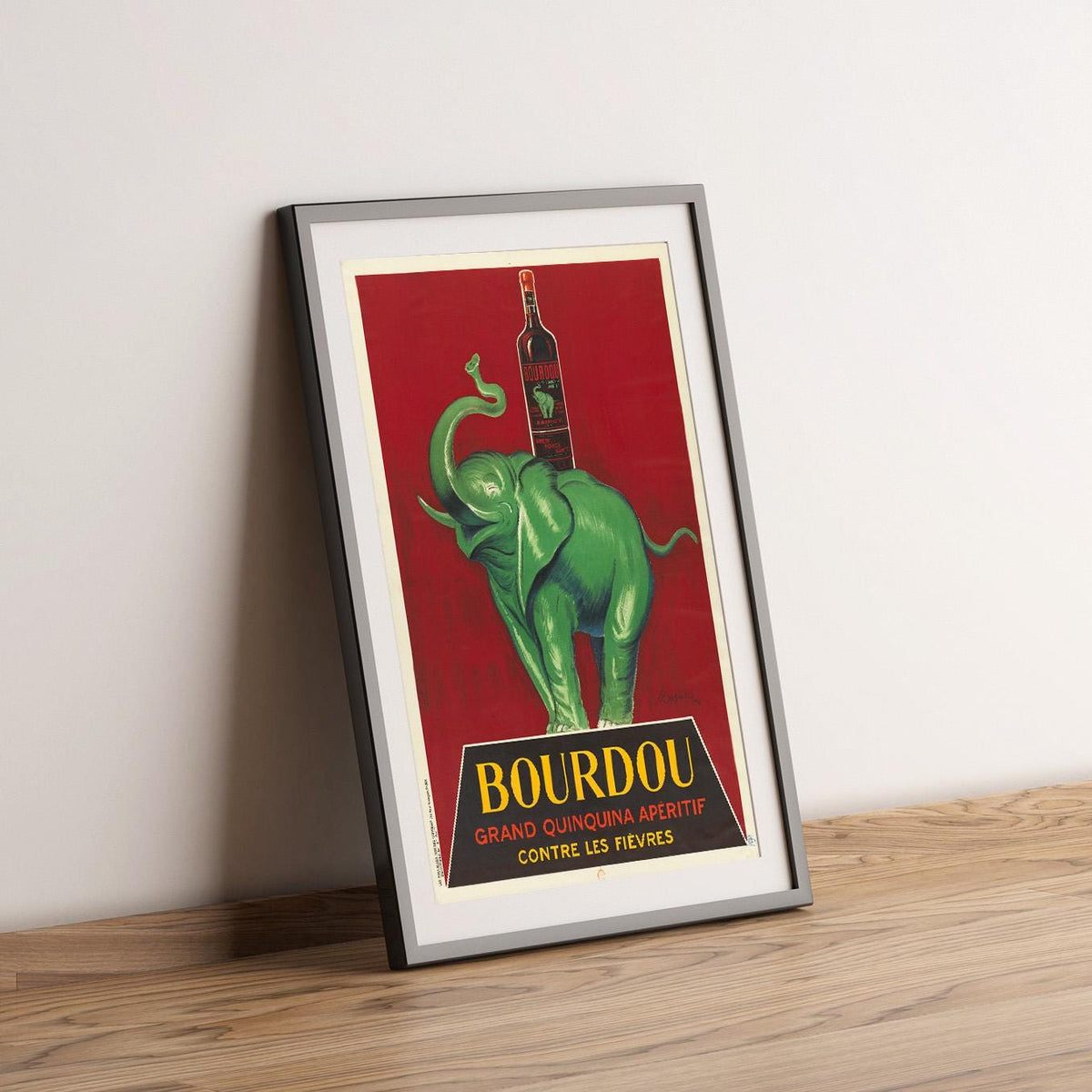 Bourdou grand quinquina apéritif contre les fièvres by Leonetto Cappiello · 1926