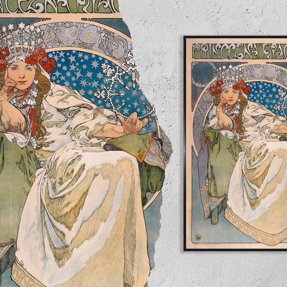 Princezna Hyacinta · Alphonse Mucha · 1911