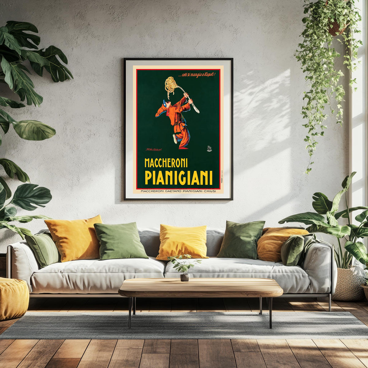 "Maccheroni Pianigiani" · Achille Mauzan · 1930