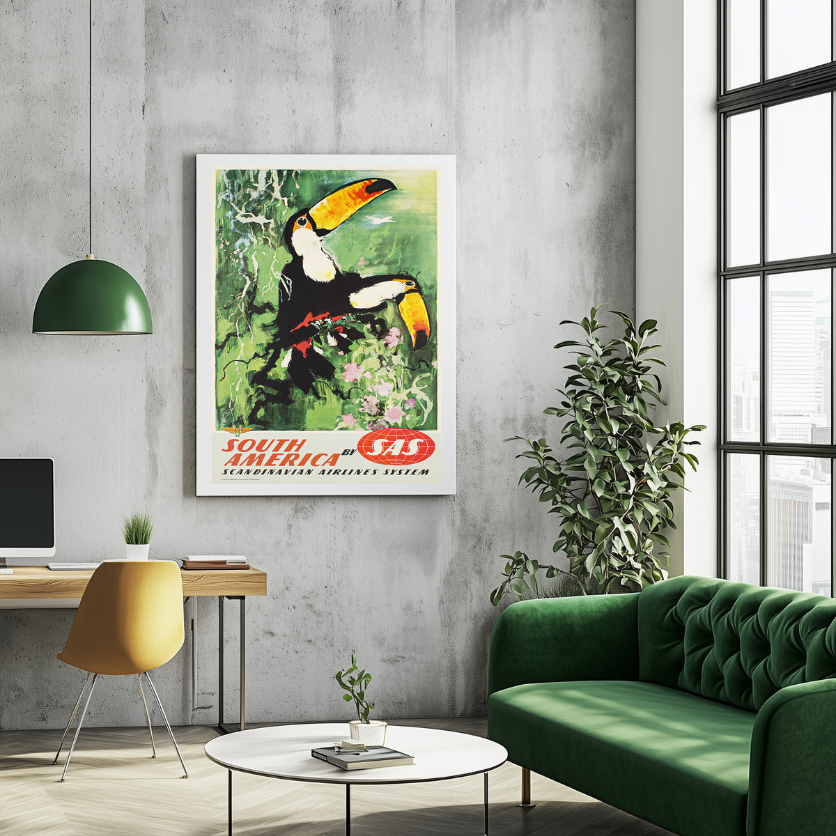 Fly SAS · Scandinavian Airline · Toucan · Nielsen · 1958