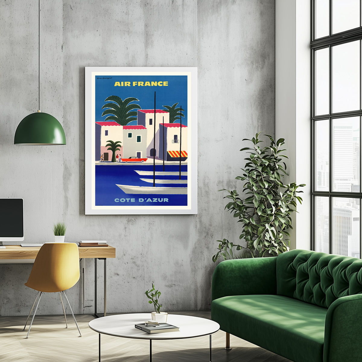 Air France · Côte d'Azur · France · Mediterranean