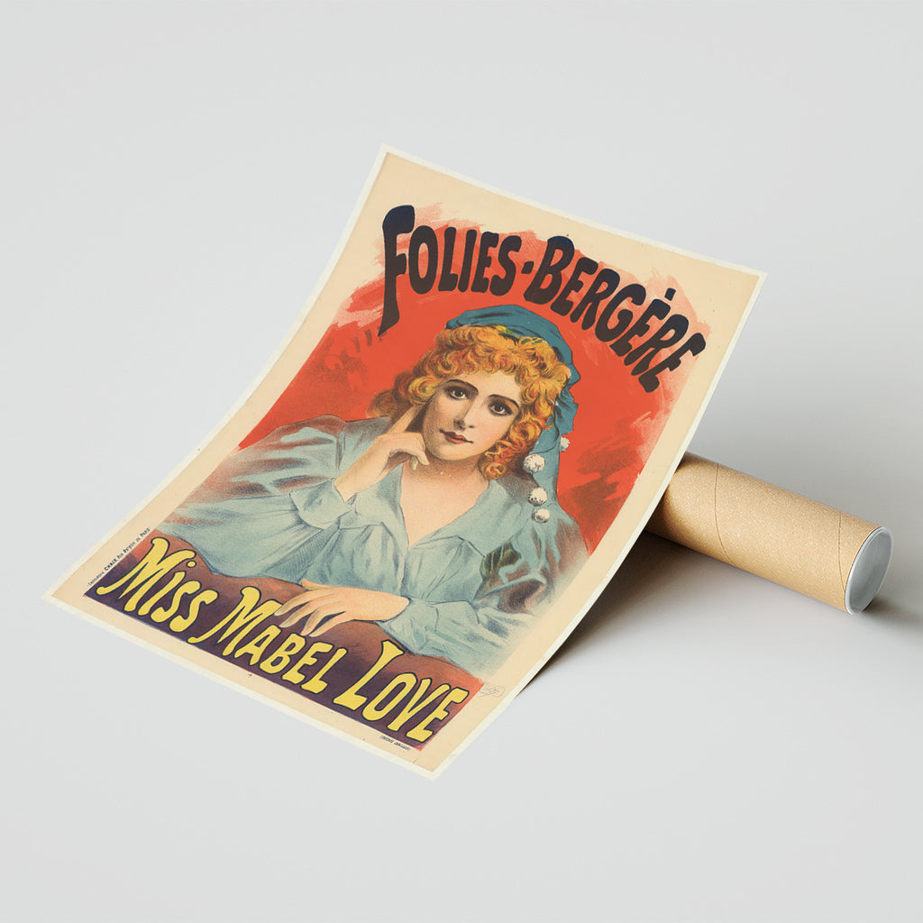 Folies Bergère · Miss Mabel · Love · 1895 by Lucien Baylac