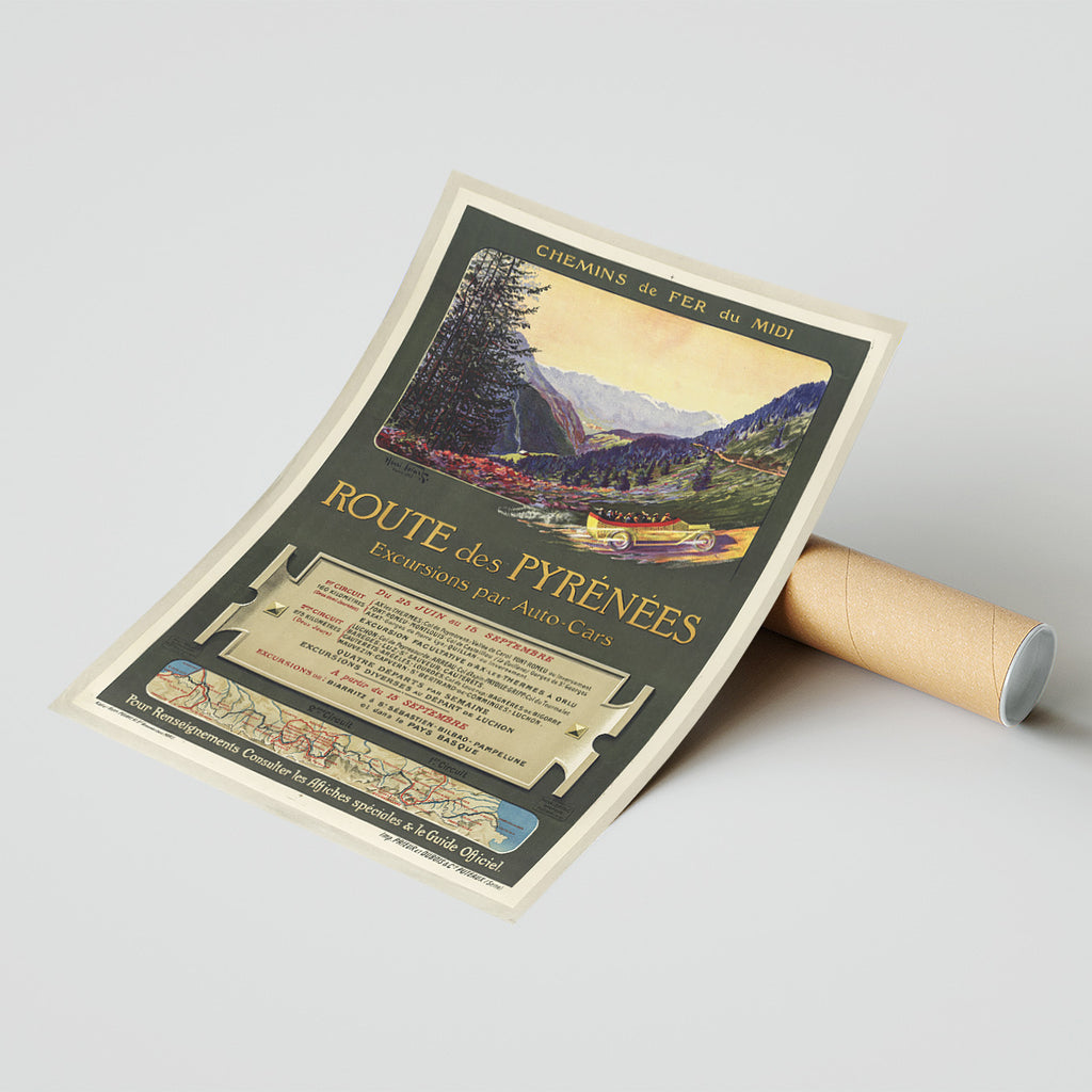 Route des Pyrénées · 1913 · by Henri Polart