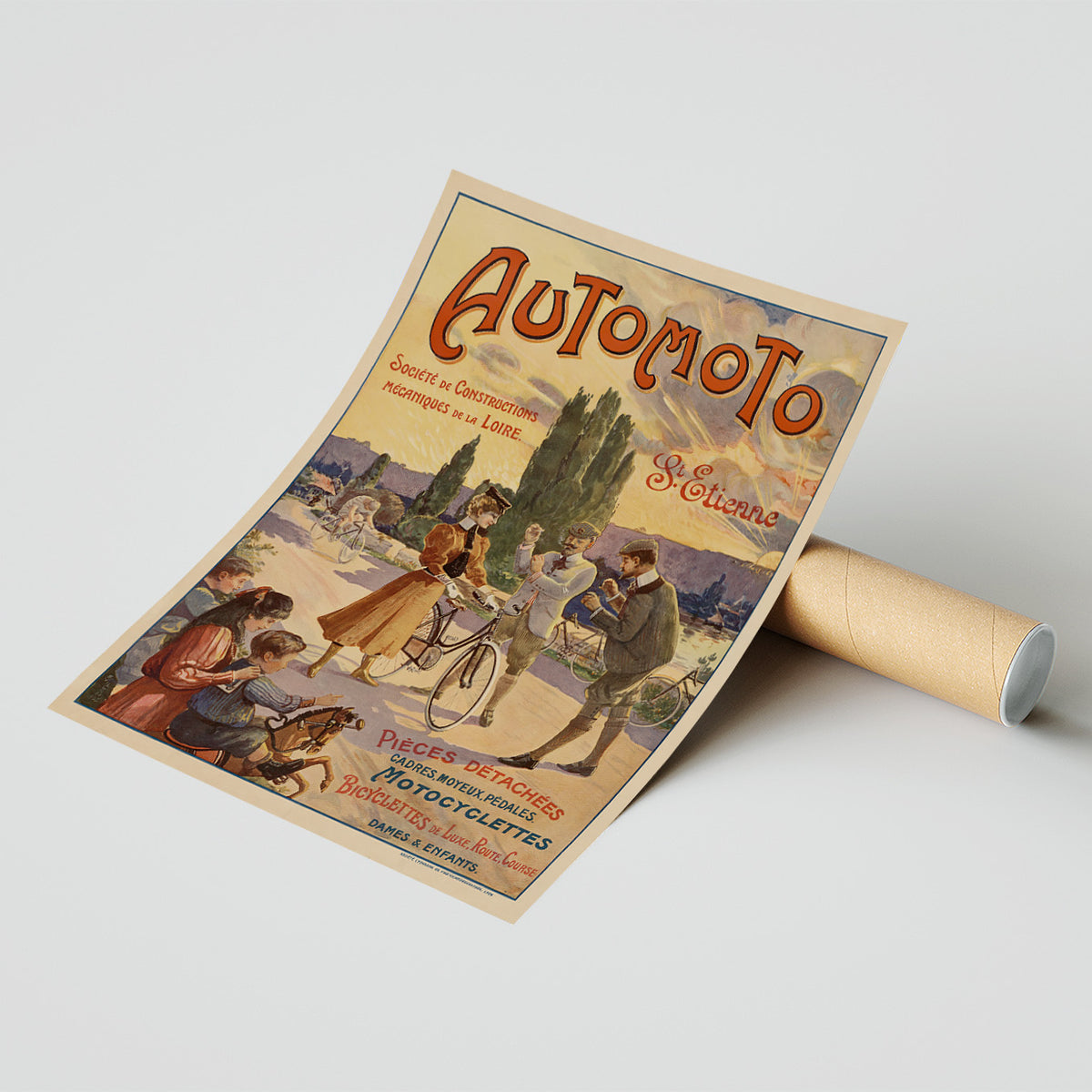Automoto · Bicycles · 1905 by Eugène Villon