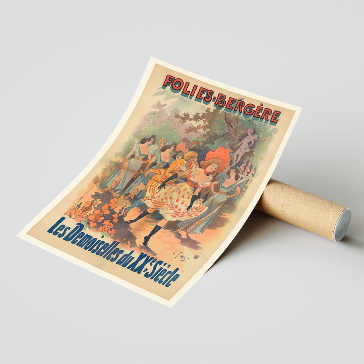 Folies Bergère Les Demoiselles · 1900 · by Louis Trianon