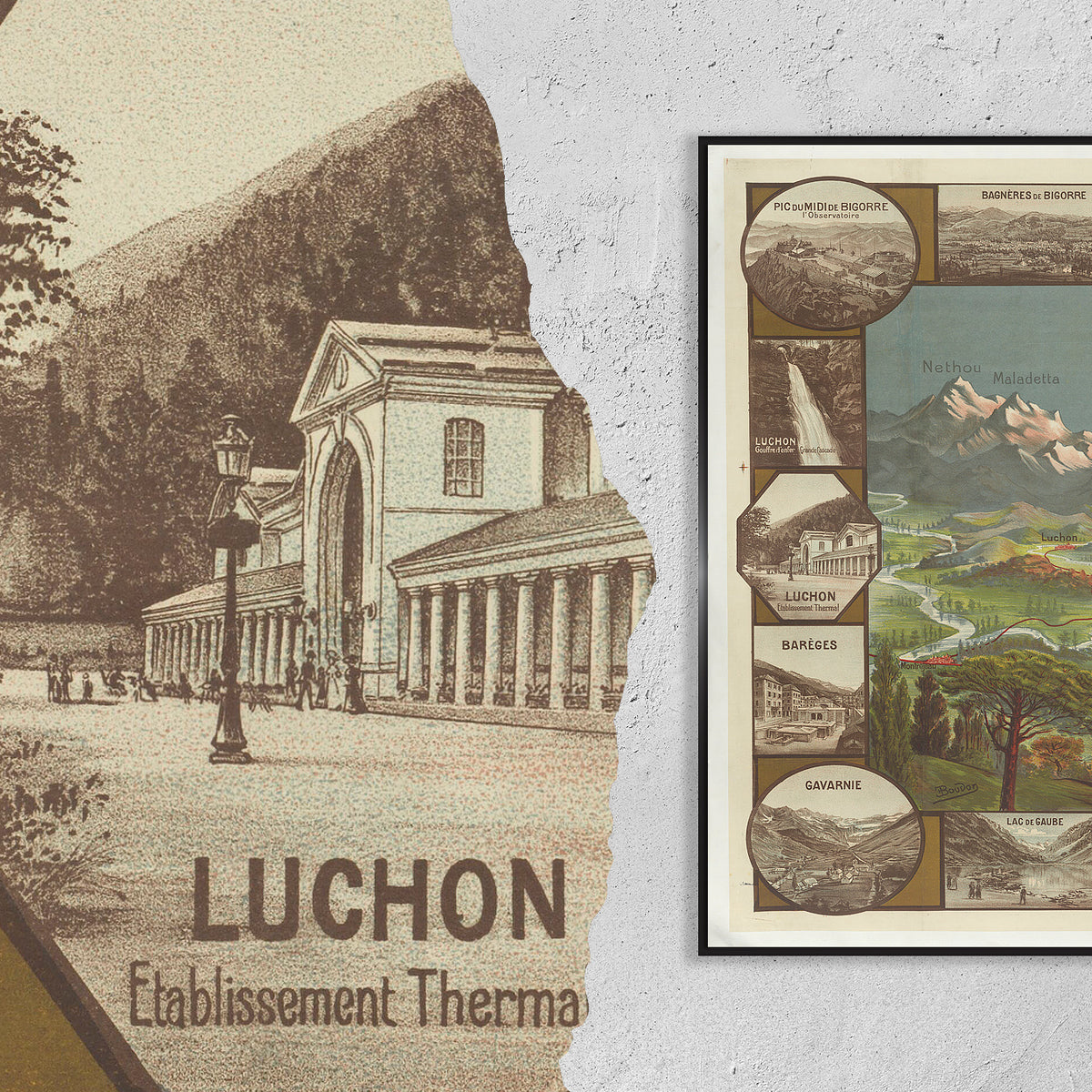 Les Pyrénées · by Boudon · 1910