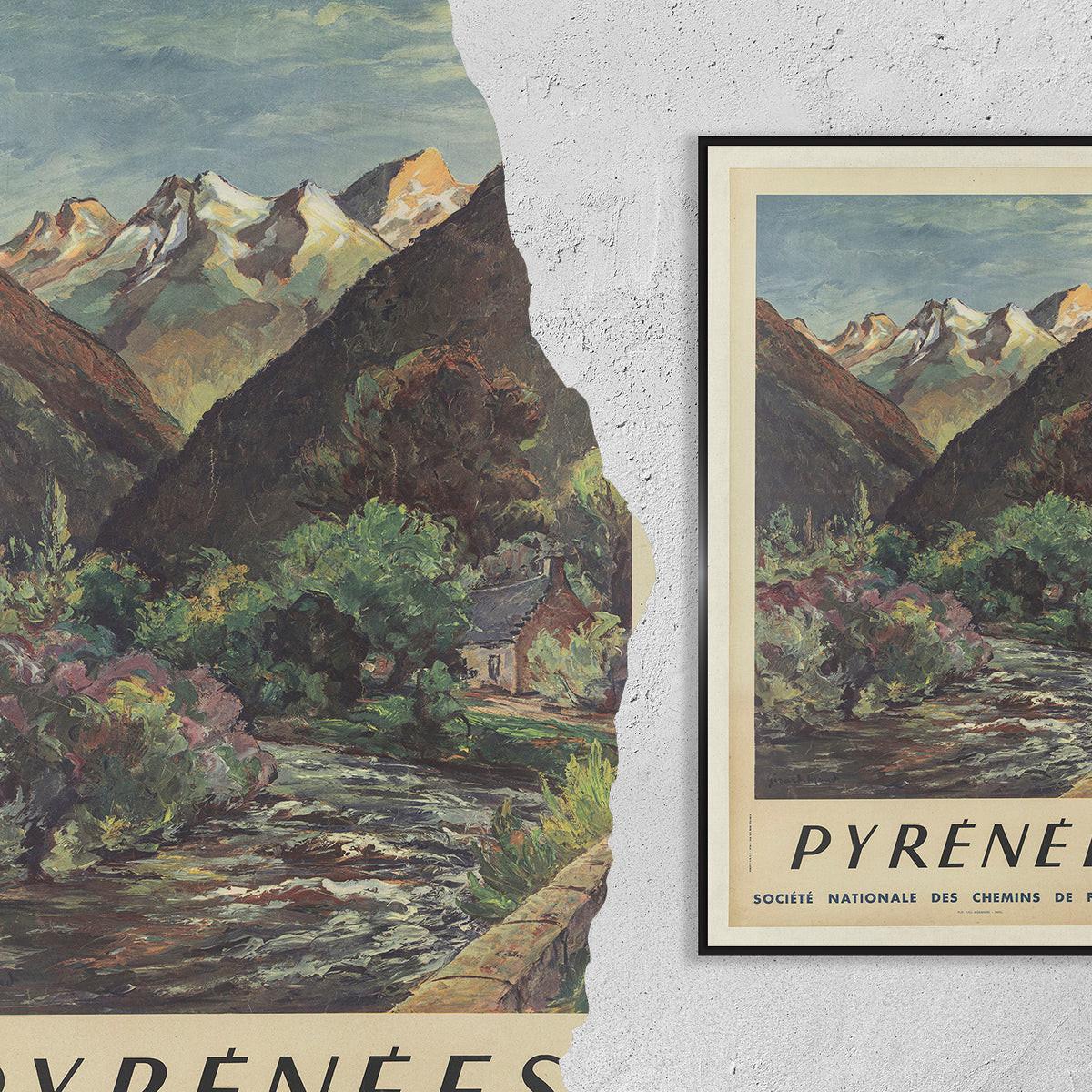 SNCF Pyrénées · by Gérard Monet · 1946