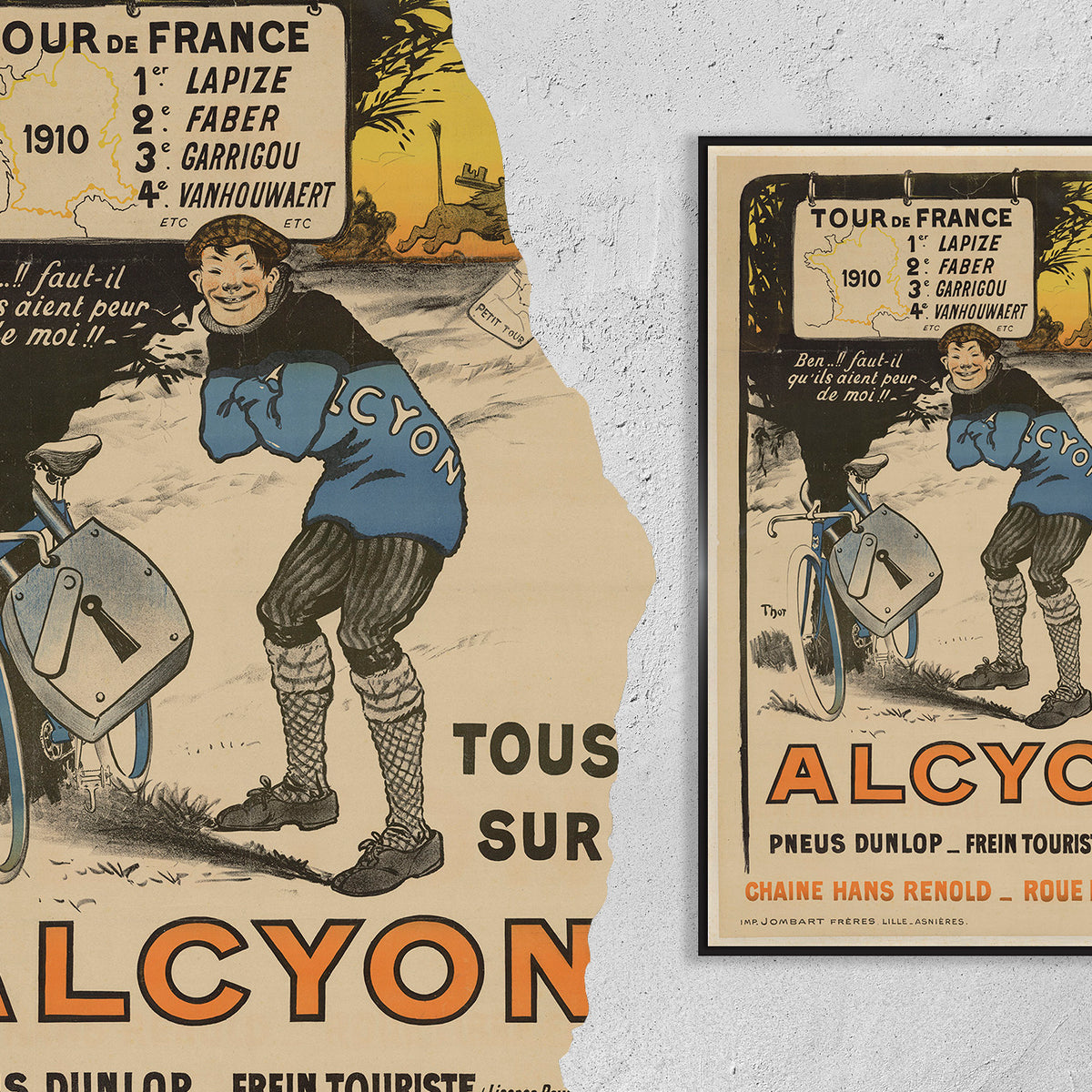Alcyon Tour de France · 1910 · by Walter Thor