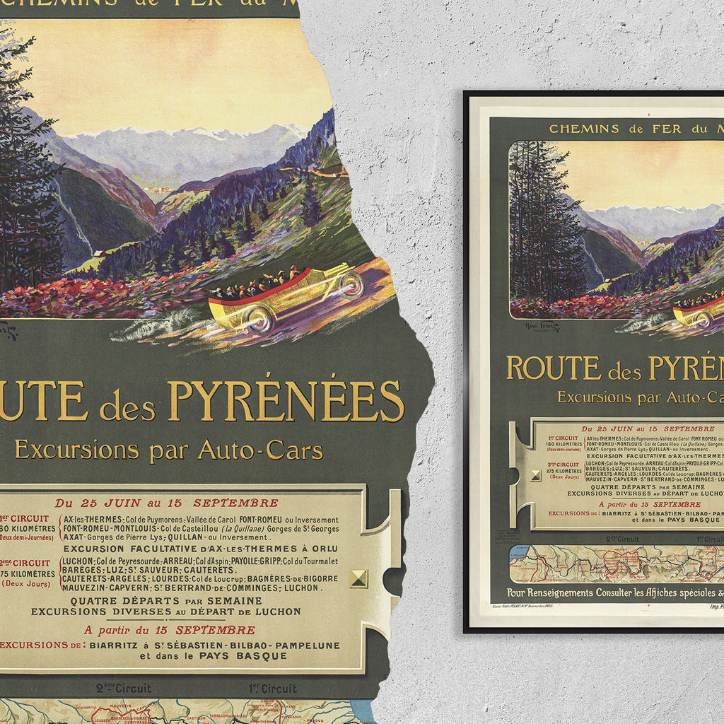 Route des Pyrénées · 1913 · by Henri Polart