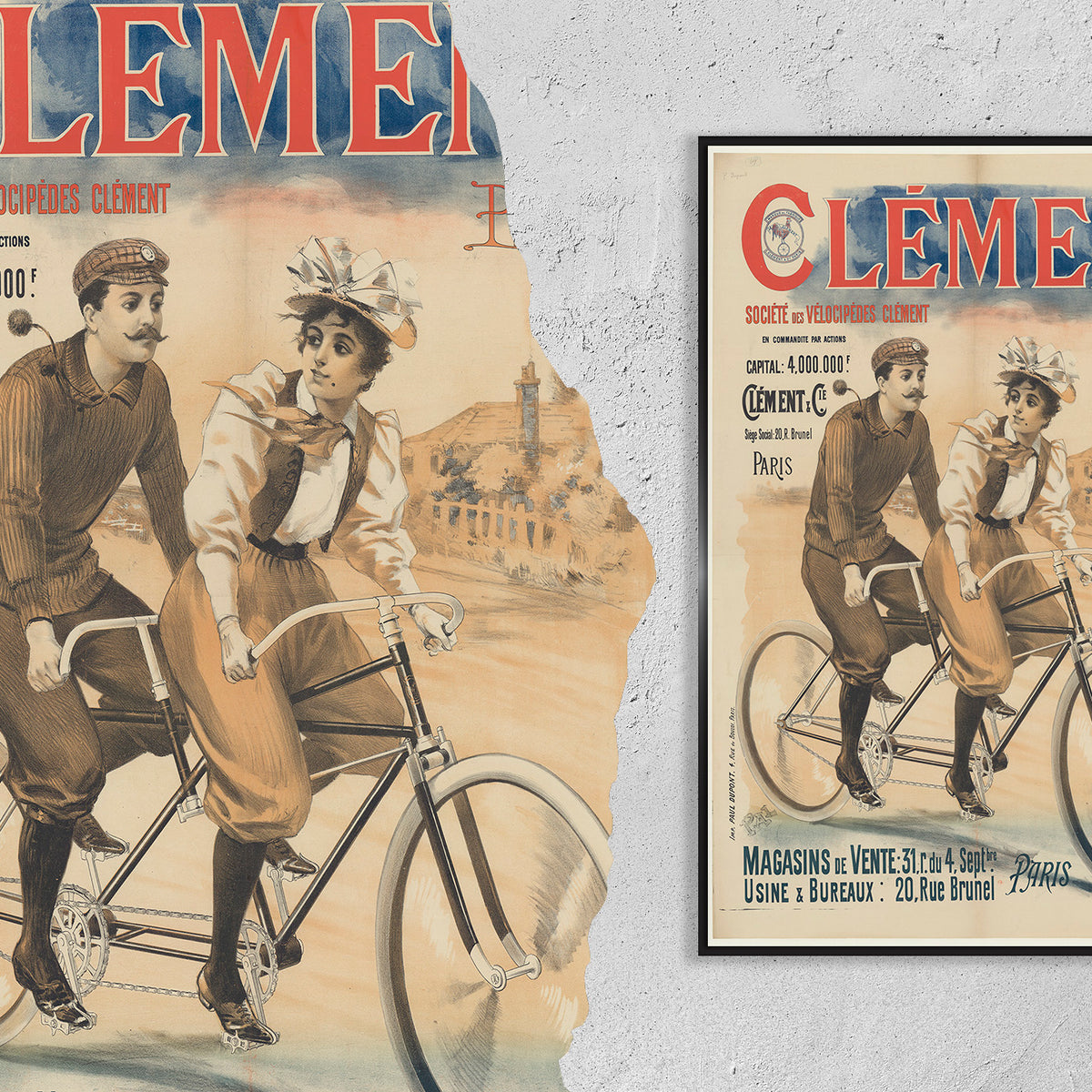 Clément Tandem · Bicycle · 1895 by PAL