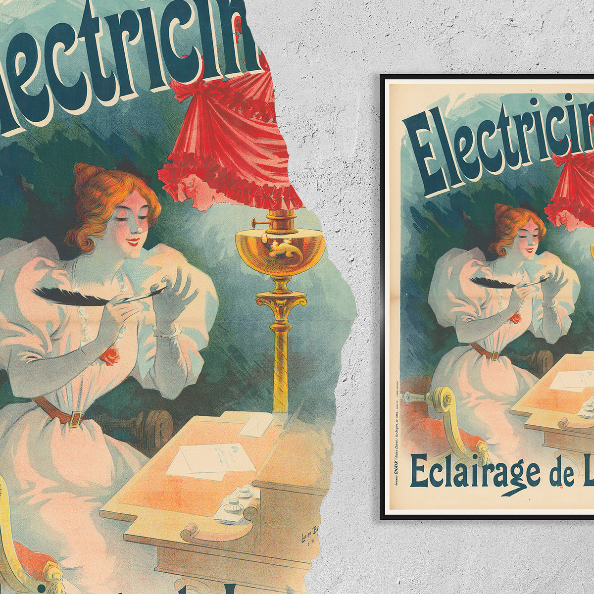 Electricine Éclairage de Luxe · 1895 by Lucien Baylac