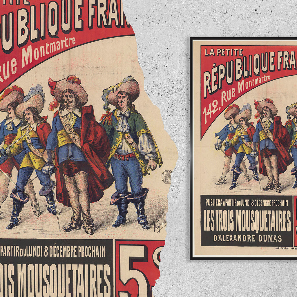 The Three Musketeers · 1879 · by Vignères