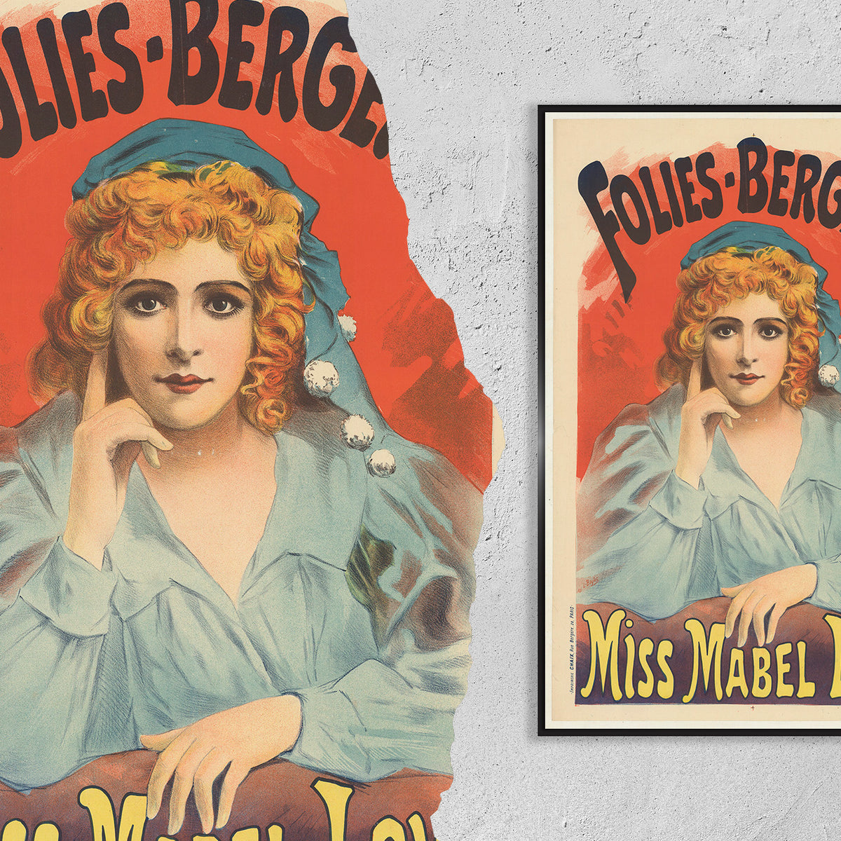 Folies Bergère · Miss Mabel · Love · 1895 by Lucien Baylac