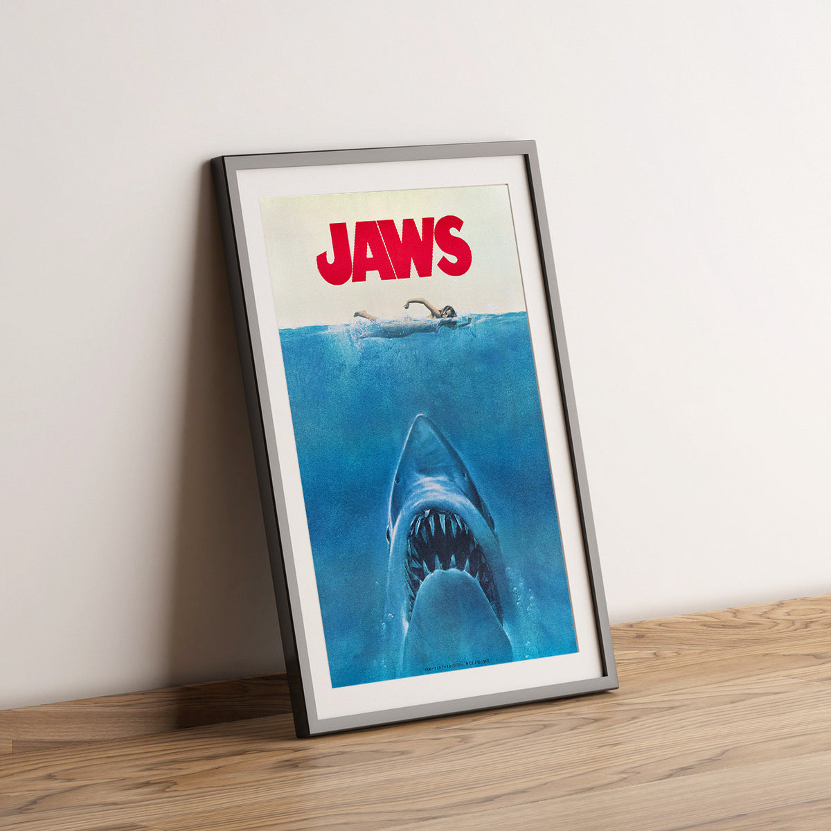 Vintage Fine Art Poster - A4, A1...20x30 Zoll... Spezielles Souvenir-Magazinposter für Jaws, USA, 1975 - Vintage Filmplakat, Affiche, Kunstdruck