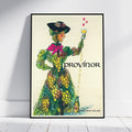 Hochauflösender Druck - A4, A3...20x30 Zoll... Provinor, Jus de raisins du Valais, Juice Raisin Provins, 1951 - Vintage Getränke Poster